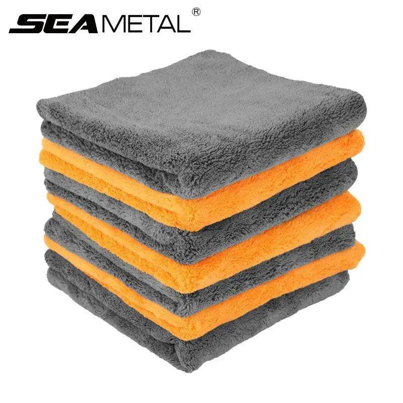 Ultra Plush Microfiber Cleaning Towels For Car And Home