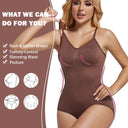 Seamless Backless Bodysuit Shapewear for Women Tummy Control