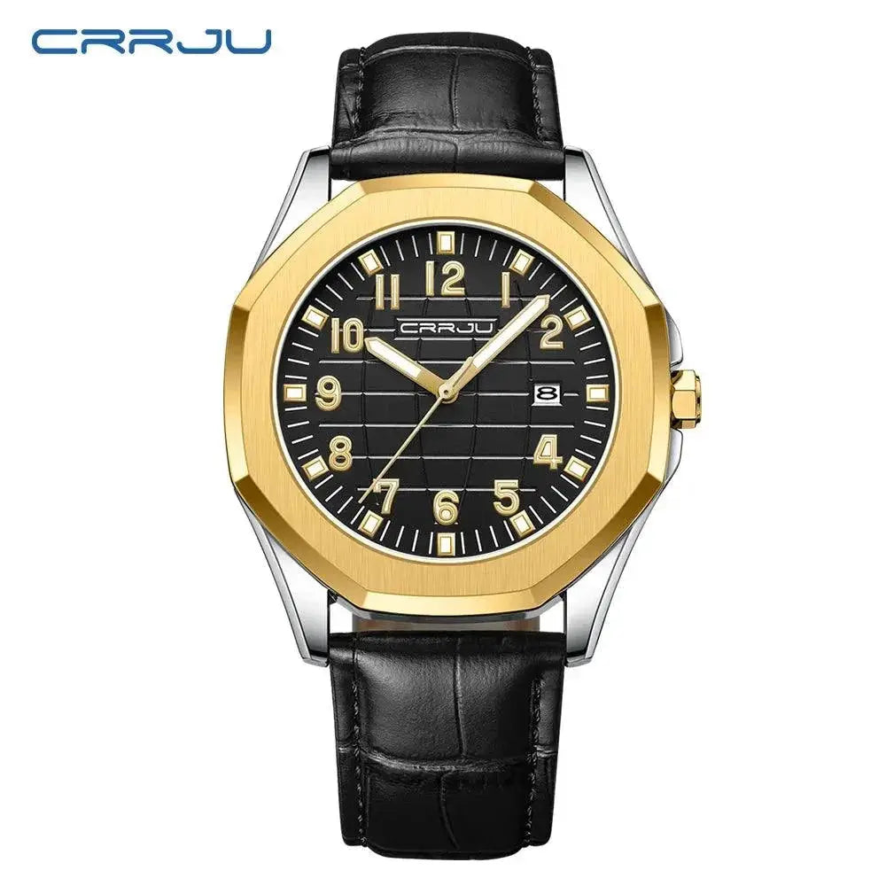Mens Stylish Waterproof Calendar Watch Fashion Essential