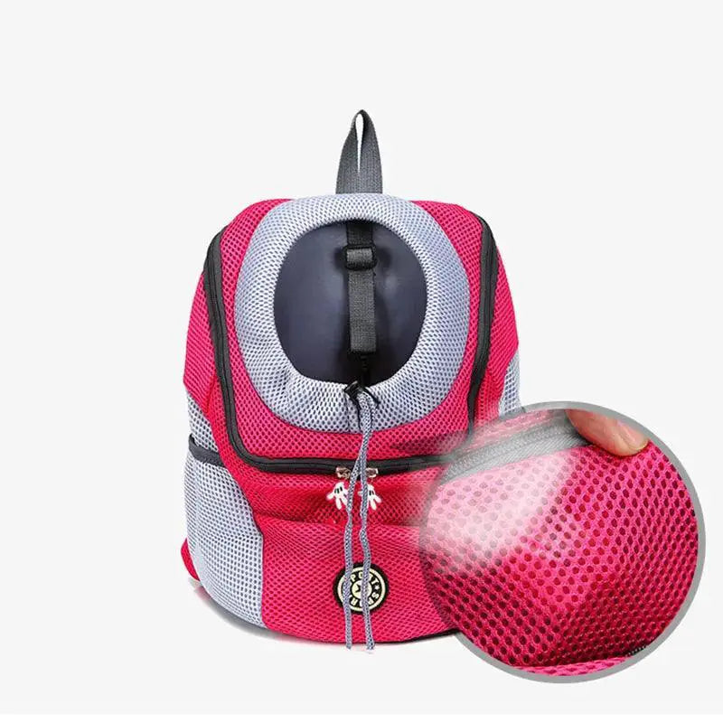 PawFly Double Shoulder Pet Travel Backpack Breathable Mesh