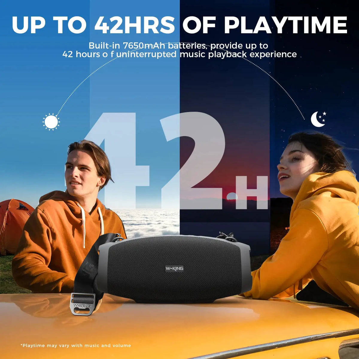 W-King Waterproof Bluetooth Speaker — product image 4