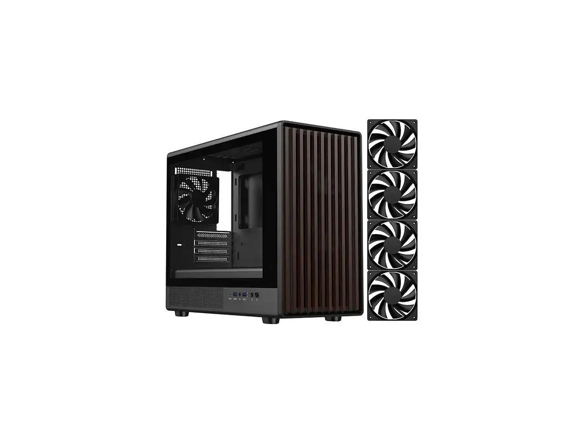 DIYPC Premium Walnut Computer Case