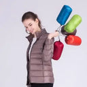 New Autumn Winter Women Ultra Light Down Jackets Slim Coats