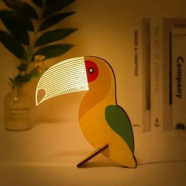 Gentle Glow Kids Night Light Animal Lamp — product view