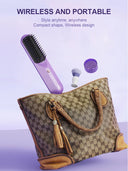 Cordless Electric Hair Brushes Straightener Brush Styler