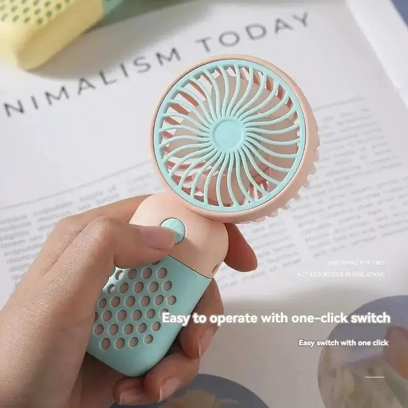 Handheld Charging Fan Portable Mini USB Cartoon Fan - OurLum.com