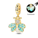 Charm Beads Sterling Silver Golden