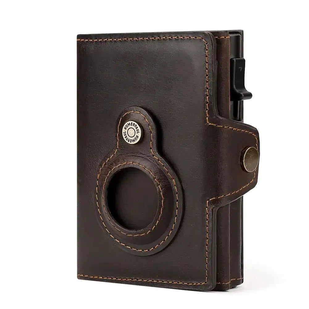 Leather Card Wallet with RFID Blocking — product view 8