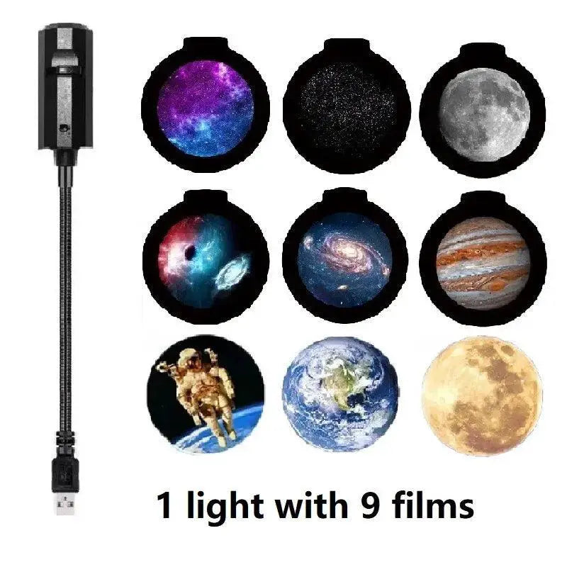 Galactic Star Projection Lamp LED Night Light for Kids