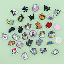 Cute Cats Croc Charms Sneakers Garden Shoe Decorations