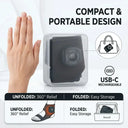 Ankle Foot Air Massager 3 Modes 5 Levels Wrap Cordless 1200mAh Vibrating Warming Sleeve Support Rechargeable Compress Joint Cuff