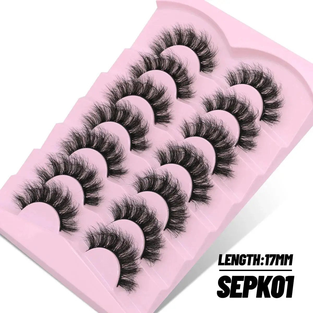 Fluffy Faux Mink Wispy Lashes Bundle For Eye Makeup