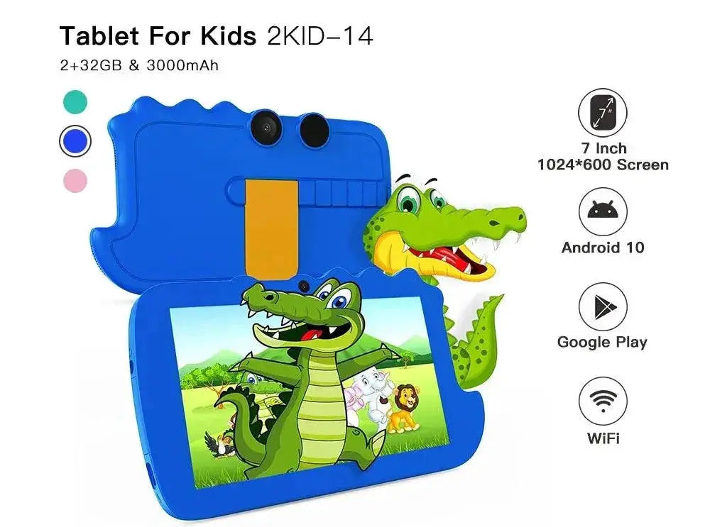 Kids Educational Tablet 7 Inch With Parental Controls Safe