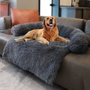 Cozy Plush Pet Bed Sofa For Large Dogs