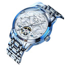 Olevs Mens Automatic Skeleton Watch