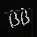 Luxury Wheat Earrings Shiny Zircon Party Charm Jewelry