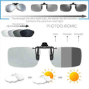 Photochromic Polarized Clip-On Sunglasses for Men Stylish