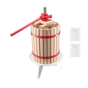 SucceBuy Fruit Wine Press Solid Wood Basket w/ Blocks Heavy