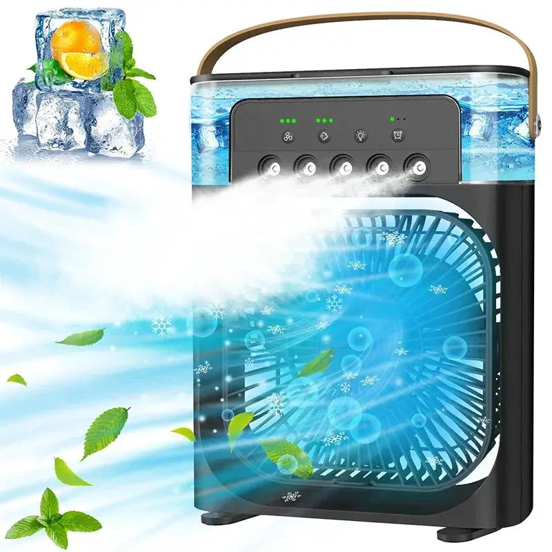 Stand Fan Air Cooler Portable Cooling Unit With Heating - OurLum.com