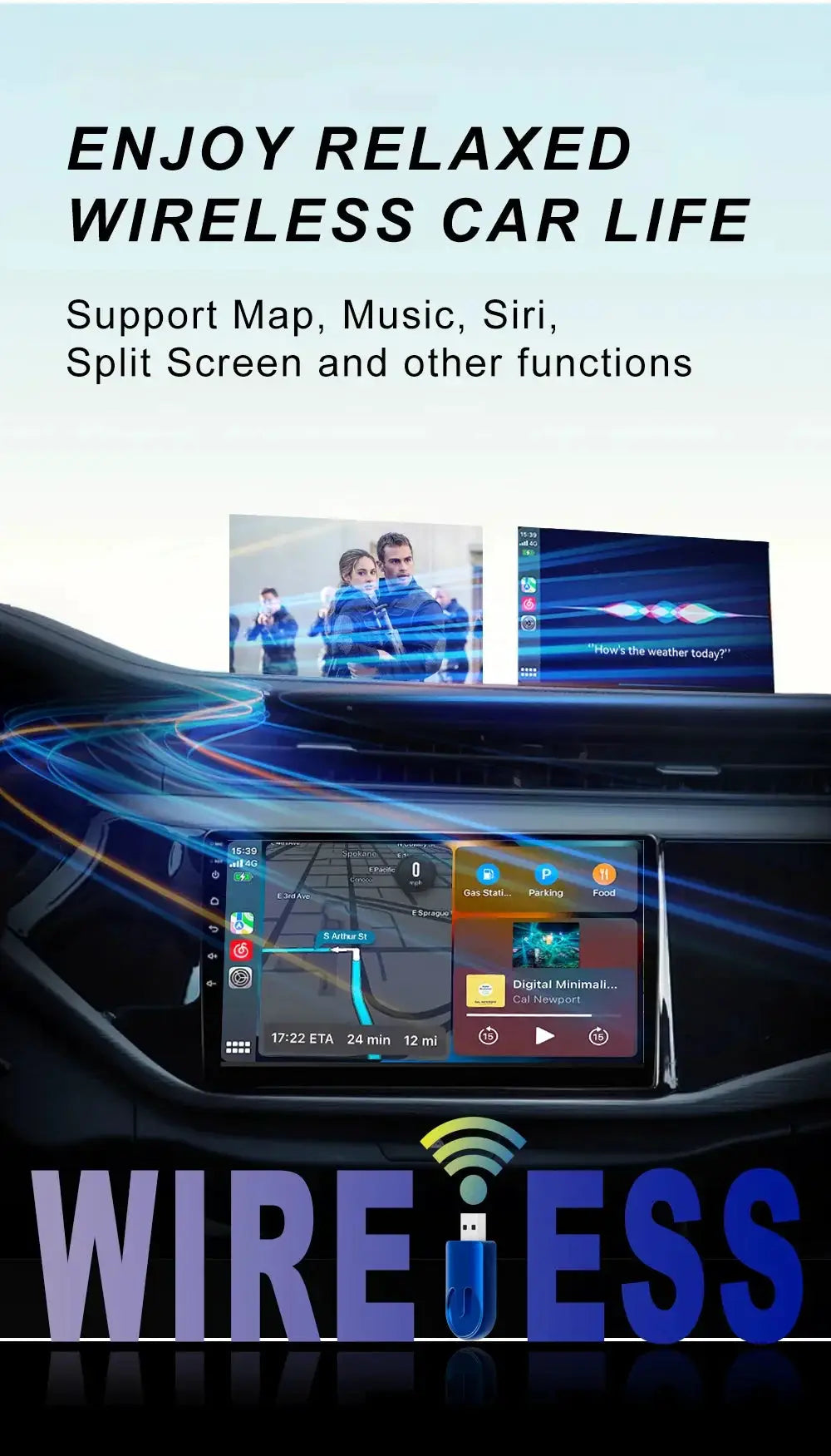 Wireless CarPlay Box for Safer Driving — product view 17
