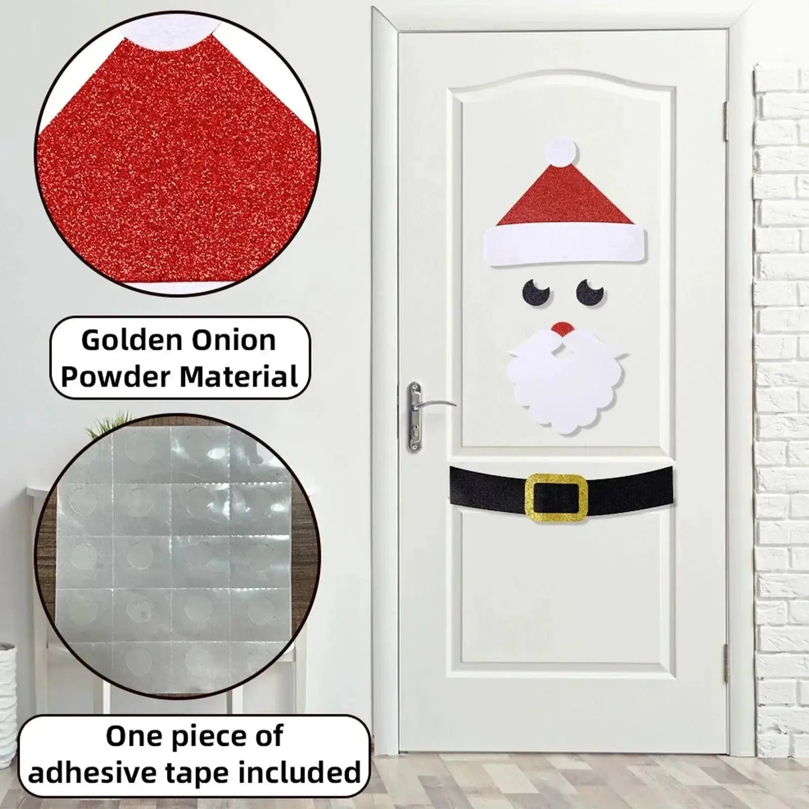 Festive Christmas Window Stickers Snowman Santa Elk 2024