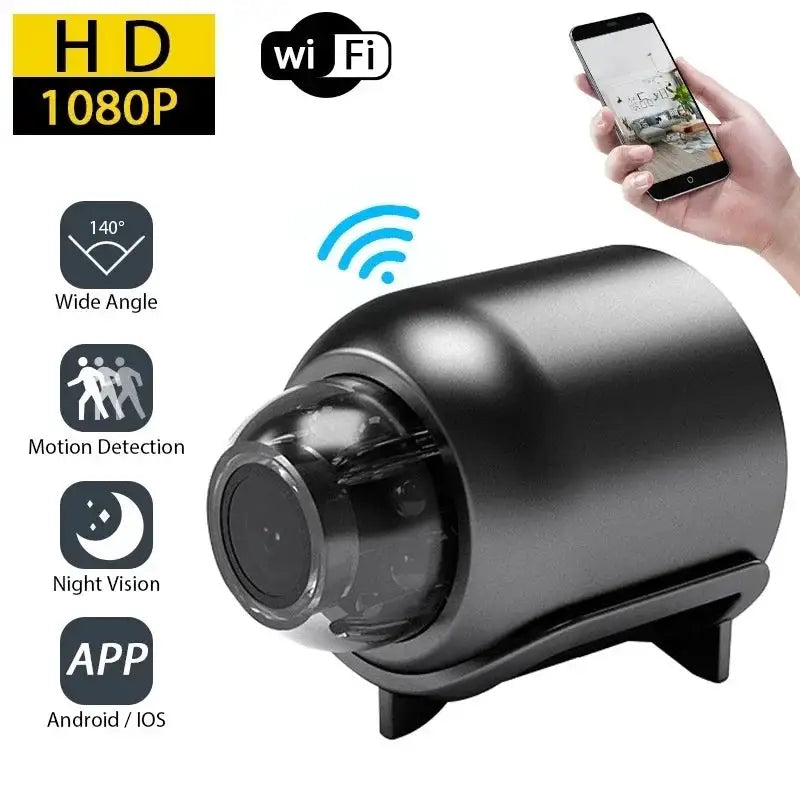 X5 1080P Mini Night Vision Wireless Surveillance Camera Lightweight Clear Portable Motion Detection Premium Quality NEW 2026