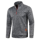 Spring Thicker Men's Half Zip Pullover Hoodie Sweatshirt