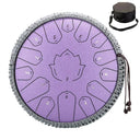 Hluru 13 Inch 15 Notes Steel Tongue Drum Glucophone C Tone