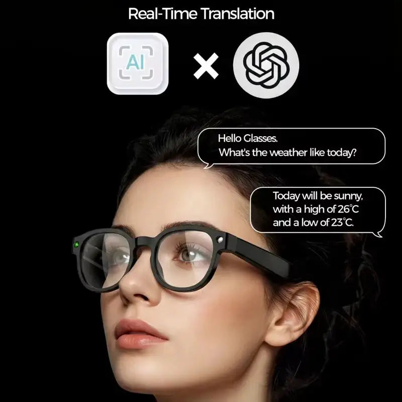 HD Color Changing AI Smart Glasses Chat GPT Camera Bluetooth — product view 4