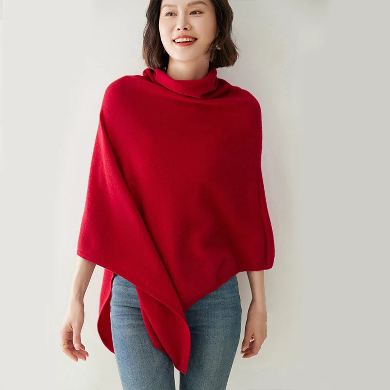 Turtleneck Wool Knit Sweater