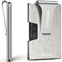 Casekey Mens Slim Wallet With Money Clip RFID Card Holder