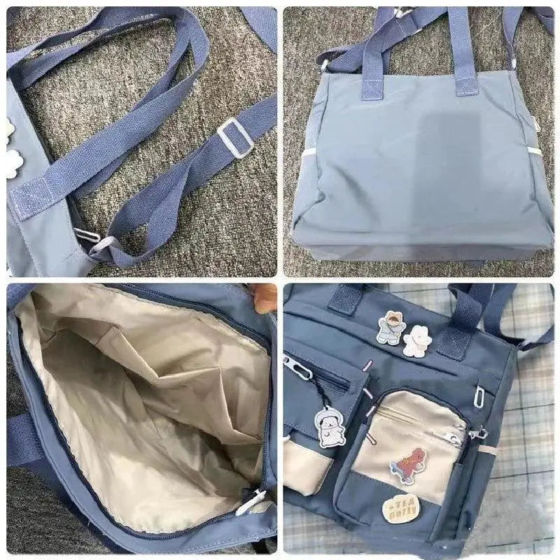 Waterproof Canvas Shoulder Bag Stylish Functional Accessory