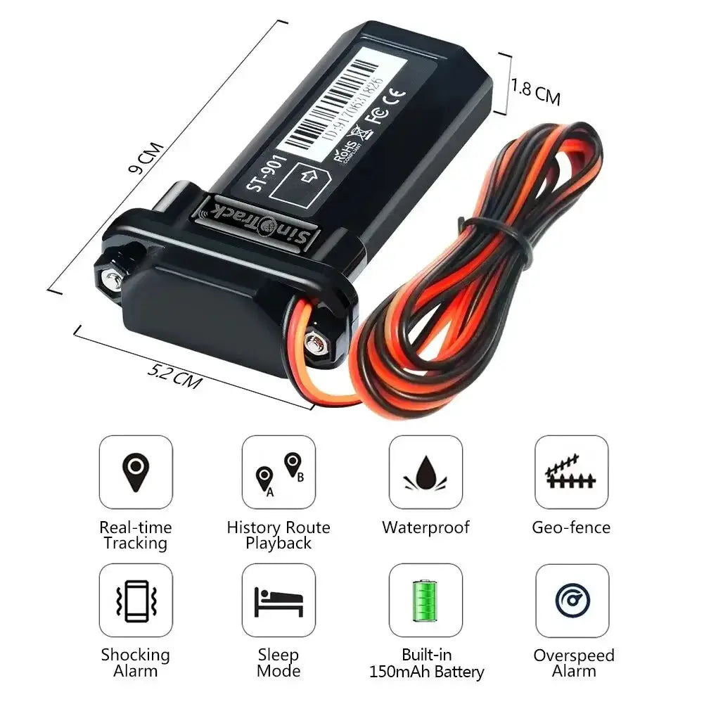 SinoTrack ST901 Waterproof GPS Tracker Vehicle Locator - OurLum.com