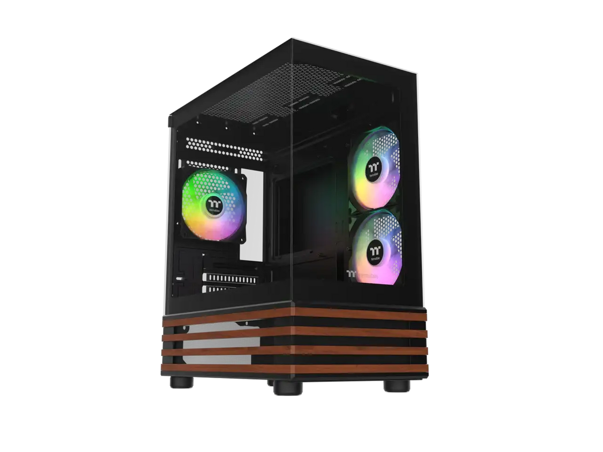 Thermaltake View WS ARGB; Micro Chassis; Bottom Wood Trim; — product view 1