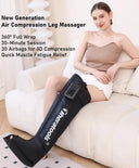 2026 New Arrival Cordless Legs and Feet Air Massage Therapy Recovery Boots Circulation Air Compression Full Leg Massager Machine