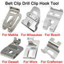 Belt Clip Hook With Screw For Makita Milwaukee Bosch Accessories