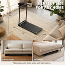 Under Desk Walking Pad 2.5 HP Incline For Small Apartment