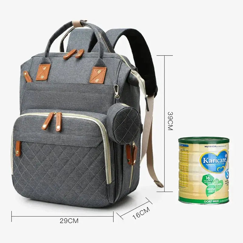 USB Mummy Bag Diaper Bag Backpack Waterproof Large Capacity