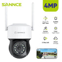 SANNCE 4MP Outdoor PTZ Dome Camera AI