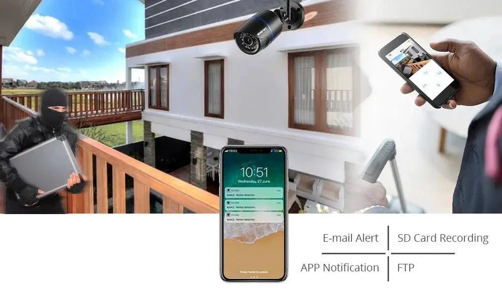 Outdoor Camera With WiFi Weatherproof — product view 14