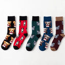 Quirky Happy Cotton Unisex Socks for EU Sizes 36-43