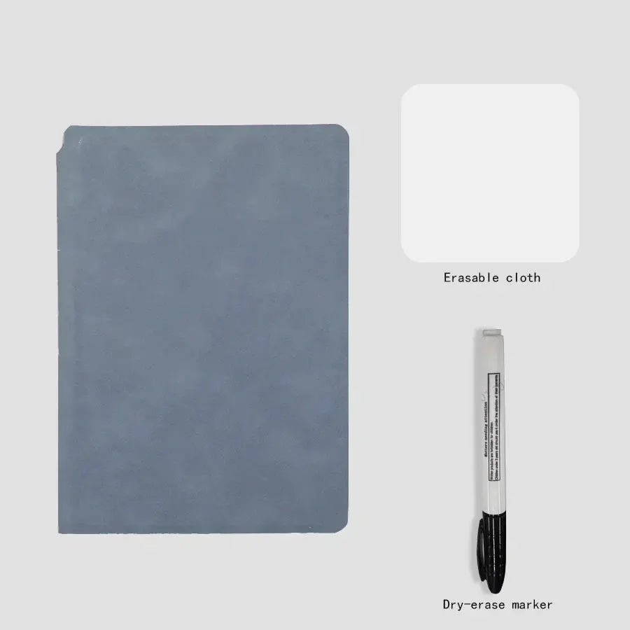 A5 Reusable Whiteboard Notebook Set With Pen For Planning