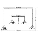 Heavy Duty Metal Backdrop Stand