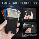 Metal Wallet for Men Ergonomics Design Money Clip Wallet