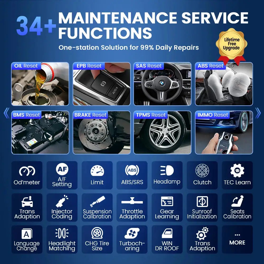 THINKCAR THINKSCAN 689 Bi-directional OBD2 Scanner Full System Scan 2026 ECU Coding 34 Reset Car Diagnostic Tools Lifetime Free Update