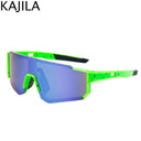 Trendy Oversized Rimless Sports Sunglasses UV400 Protection