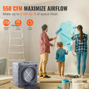 SucceBuy Air Scrubber with Filtration Stackable Negative Air