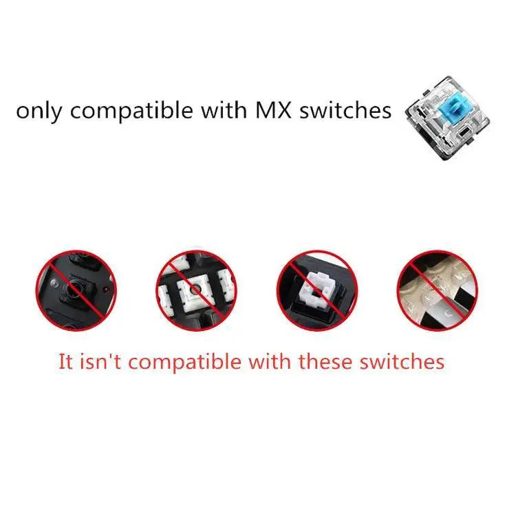 Enhanced Gaming Pudding Keycaps Dual Color RGB Backlit Set