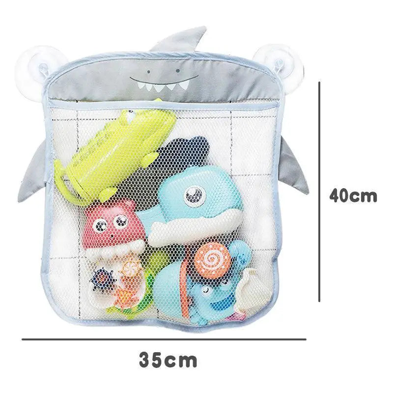 Bath Time Fun Duck Frog Toy Storage Bath Holder Suction Cups