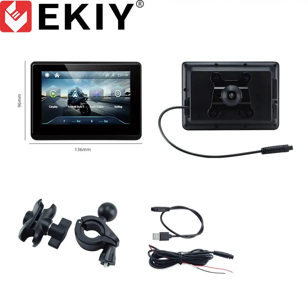 EKIY Wireless CarPlay Moto GPS for Custom Setups — product view 8